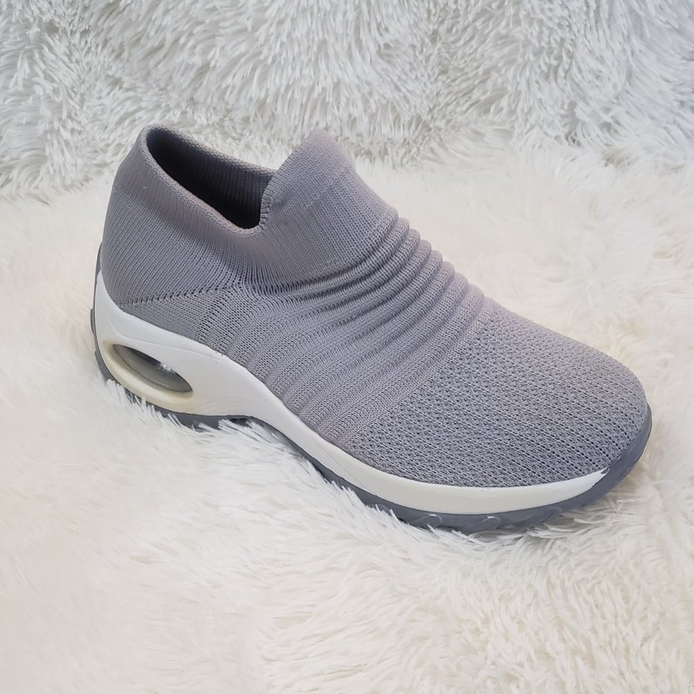 Women's Gray Platform Sneaker